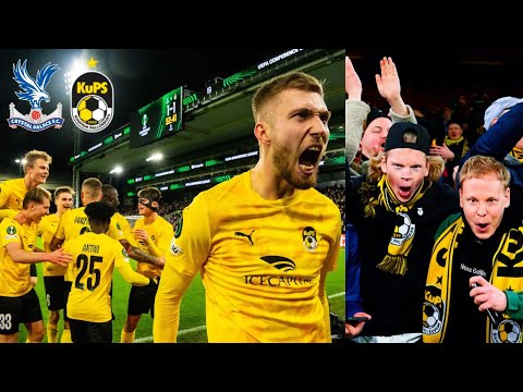 KuPS PUDOTUSPELEIHIN - Historiallinen ottelu Crystal Palacea vastaan | Matsivlogi