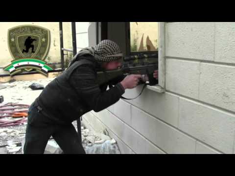 استهداف قناصي كتيبة السلطان نور الدين الزنكي قوات النظام والشبيحة في حي جوبر في مدينة دمشق