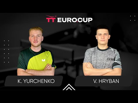 19:00 Kiril Yurchenko - Vadym Hryban 17.02.2025  TT Euro.Cup Ukraine Elite TABLE 4