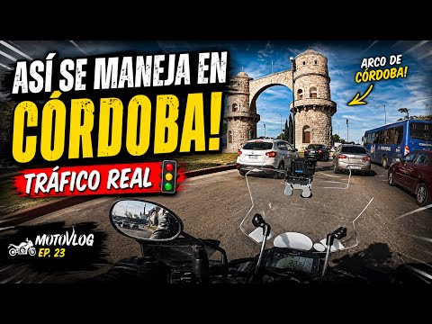 ASÍ SE MANEJA EN CÓRDOBA 🚦 RECORRIENDO TODA LA CIUDAD Y MOSTRANDO EL TRÁFICO REAL 🏍️