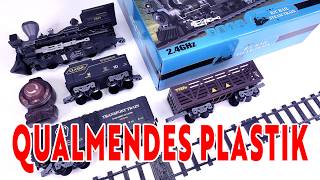 Die billige RC Dampflok von Woolworth | Was taugt die Plastik Eisenbahn für 25€