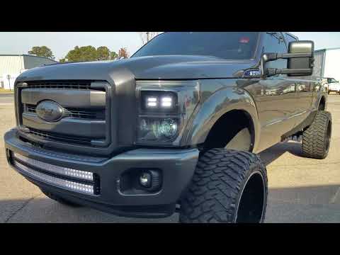Lifted 2016 Ford F-250 Superduty. King Coilovers. McGaughy Lift. American Force Wheels. Nitto Tires