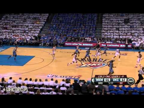 Zach Randolph & Mike Conley Full Combined Highlights at Thunder - 2014 Playoffs West R1G2