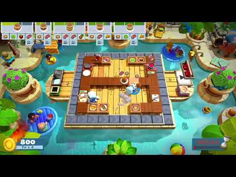 Overcooked 2 Switch Surf n Turf 2-3 solo 932