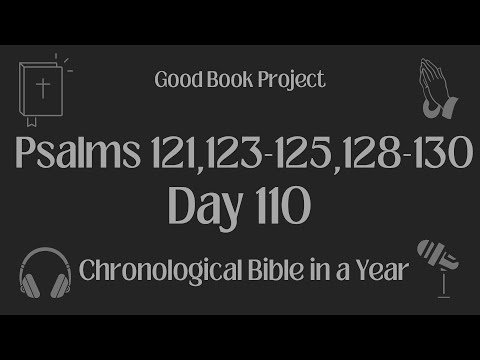 Chronological Bible in a Year 2023 - April 20, Day 110 - Psalms 121,123-125,128-130
