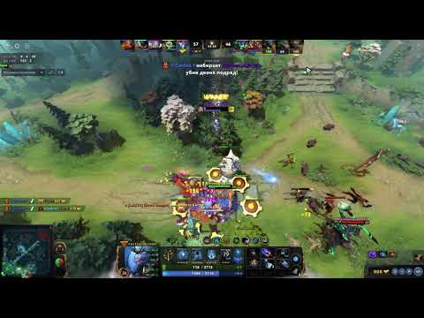 DOTA 2 Crystal Maiden TRIPLE KILL and 2 provocation