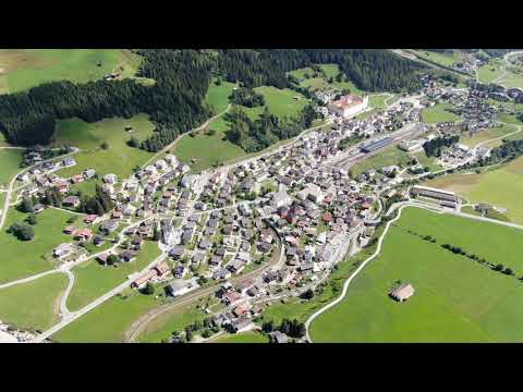 Disentis - Drohnenaufnahmen Juli 2020