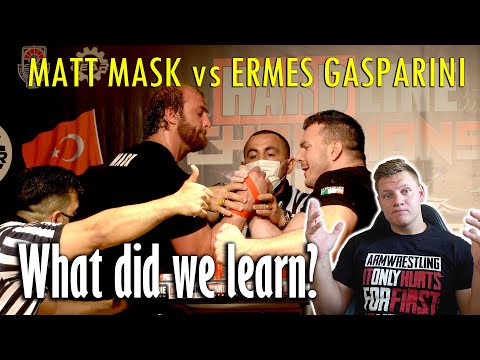 ERMES GASPARINI vs MATT MASK | WHAT DID WE LEARN?