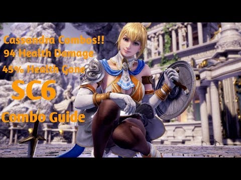 Soulcalibur 6 Cassandra Combo Guide 45% Health Damage! 95 Damage! #Soulcalibur6 #Sc6 #Anime #DLC
