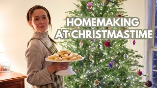 Decorating and Baking for Christmas in our Small Home