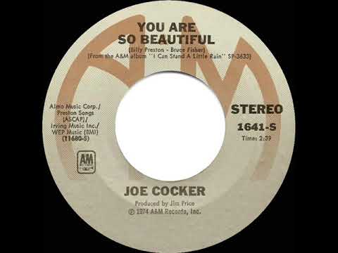 1975 HITS ARCHIVE: You Are So Beautiful - Joe Cocker (stereo 45)