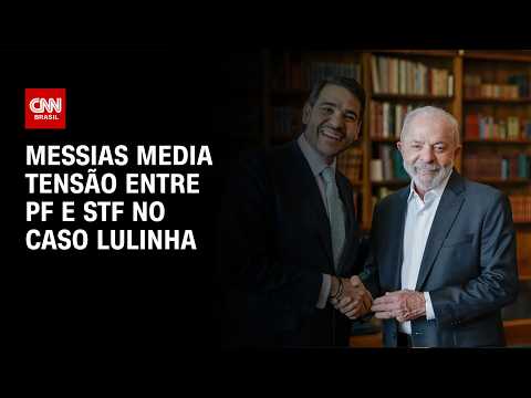 Caso Lulinha coloca Messias no centro de tensão entre PF e STF | LIVE CNN