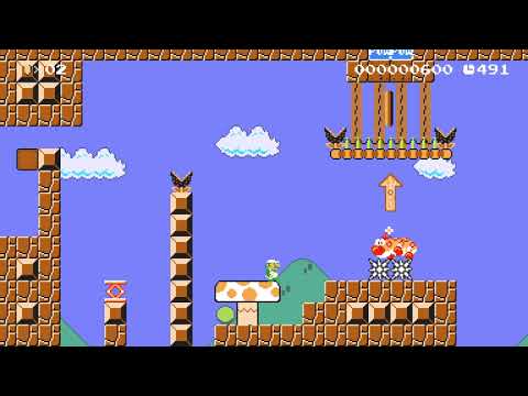 A Nice SMB1 Baby-Kaizo Level { By Deniloc } - SMMWE