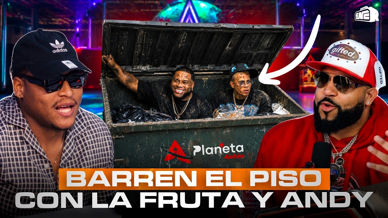 JULIO CÓDIGO REAPARECE CON KIMBERLY Y EL POWER BARRE EL PISO CON LA FRUTA Y ANDY