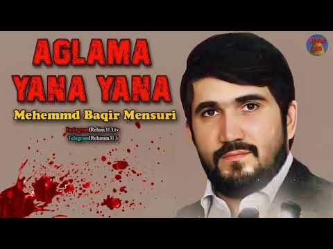 Haci Baqir Mensuri Sanki özü üçün bu Mersiyeni oxuyur((