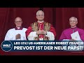 VATIKAN Weißer Rauch Leo XIV US Amerikaner Robert Francis Prevost Zum Neuen Papst Gewählt