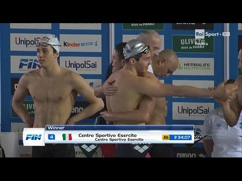 07-04-2017 pom. 4x100 Misti M Serie 1 Centro Sp.vo Esercito 3'34,07 Campionato Italiano Ass. v.50