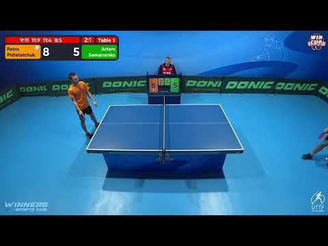 19:00 Petro Pidleteichuk 3 - 1  Artem Semenenko West 3 WIN CUP 19.11.2022 | TABLE TENNIS WINCUP