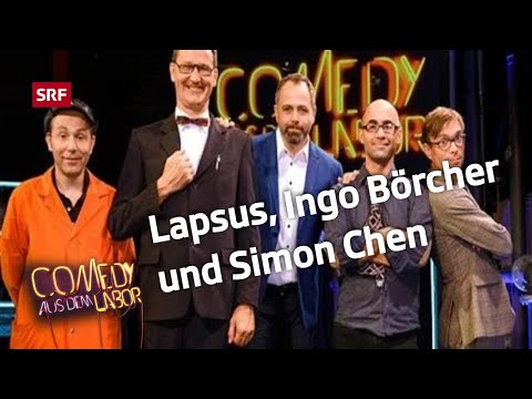 Comedy aus dem Labor mit Lapsus, Ingo Börchers und Simon Chen | Comedy aus dem Labor | SRF