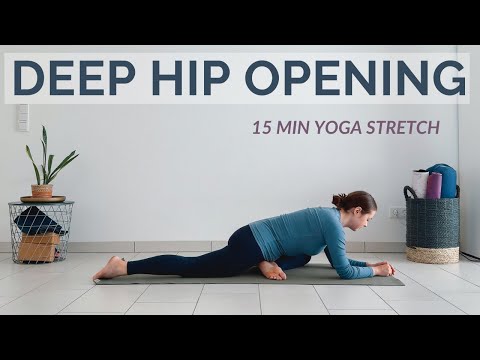 15 min Deep Hip Opening Yoga | Stretch & Release Tight Hips