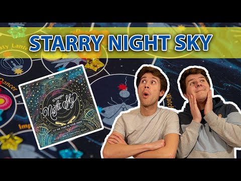 Starry Night Sky | Constellations, Exploration, and Myths! | (Board Game Overview & Review #81)