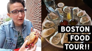 24 Hour Food Tour of Boston, Massachusetts! (Quincy Market & more!)