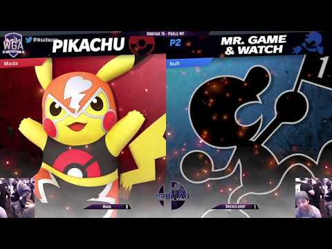 Mada (Pikachu) vs. Snickeldorf (Game & Watch) - Orbitar 76 - Pools WF