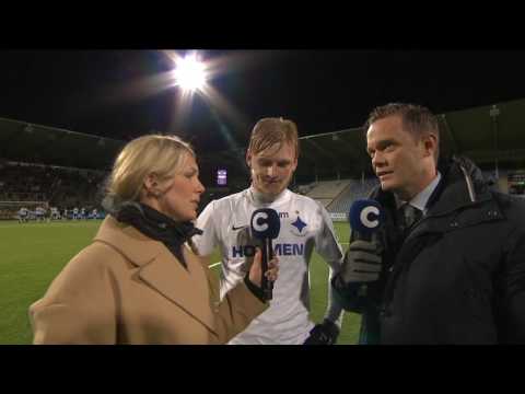 Holmberg tvåmålsskytt: "Bollarna trillar in" - TV4 Sport