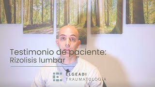 Tratamiento de rizolisis lumbar
