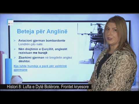 Histori 8 - Lufta e Dytë Botërore. Frontet kryesore.