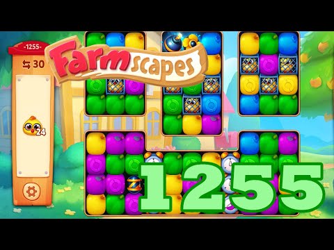 Farmscapes Level 1255 HD Gameplay Walkthrough | 3 - match game | android | ios | pc | GameGo Game