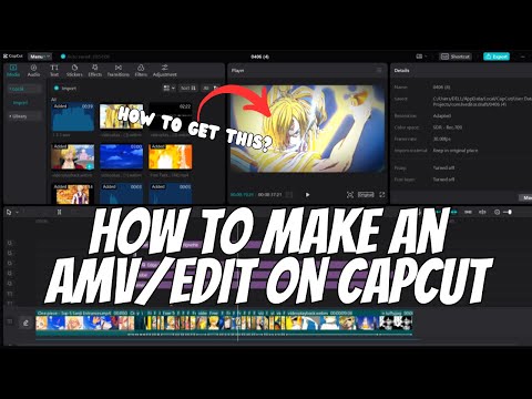 How To Make A AMV/EDIT on Capcut PC ( Tutorial )