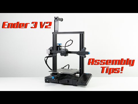 3D Printer: Ender 3 V2 Assembly Tips