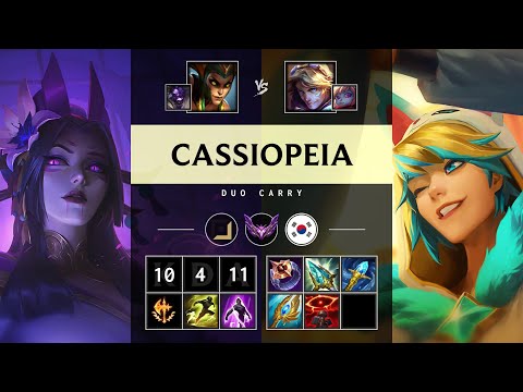 Cassiopeia Carry vs Ezreal - KR Master Patch 25.14