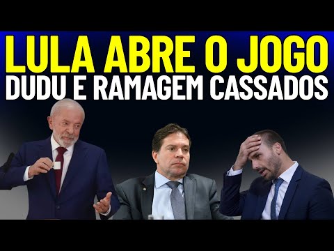 LULA FALA SOBRE LULINHA, CORREIOS E FLÁVIO BOLSONARO. EDUARDO E RAMAGEM SÃO CASSADOS