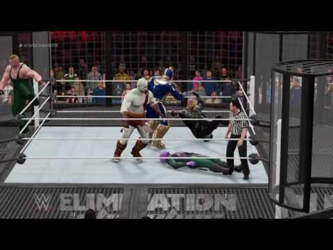 WWE 2K16 Hit vs Kratos vs Bane vs Jack 6 vs Thanos vs Nemesis  ( World Title Fight )
