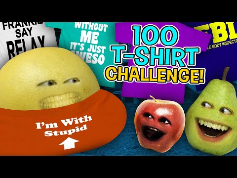 迷惑なオレンジ～Tシャツ100枚チャレンジ! (Annoying Orange - 100 T-Shirt Challenge!)