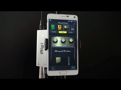 Using AmpliTube UA - Your guitar tone on your Android phone