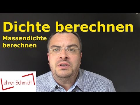 Calculate density | Physics | Lehrerschmidt