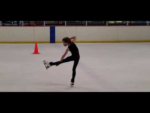 Biellmann spin 8 year old.