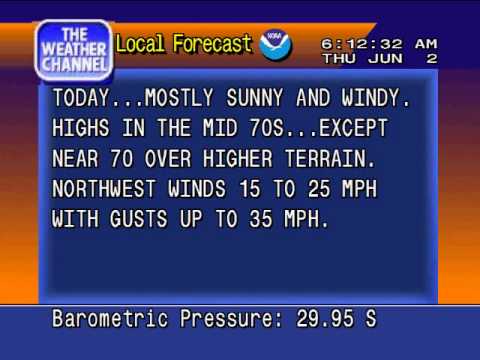 WeatherSTAR 4000 Emulation 4