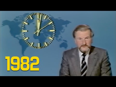 ARD Tagesschau 23:55 with Wilhelm Stöck and sign-off (14.02.1982)