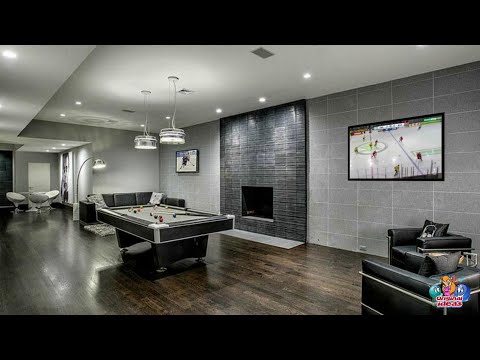 Modern basement ideas. Original solutions for inspiration