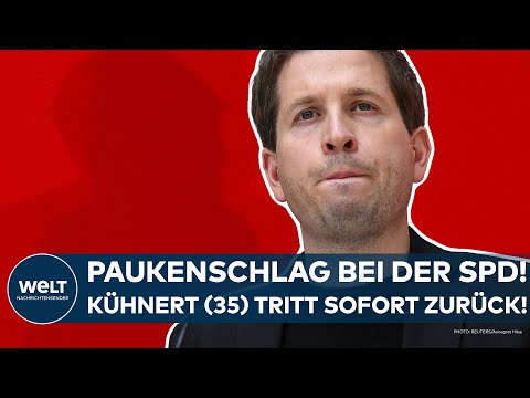 DEUTSCHLAND: Paukenschlag bei der SPD! Generalsekretär Kevin Kühnert (35) tritt zurück