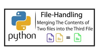 File Handling: Python program to merge contents of two files into third file