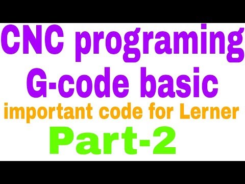 How to learn CNC program(Most important CNC G-code see)#EP-2