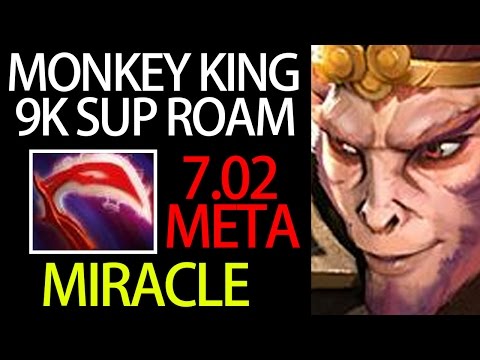 9K Amazing Monkey King Support Roam 7.02 META by Miracle Dota 2