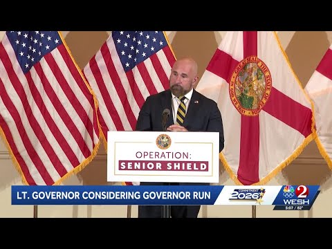 Florida Lt. Gov. Jay Collins considering running for governor