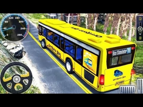 Uphill Offroad Bus Driving Simulator #2 Tourist Coach Transport Driver - Android GamePlay