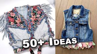 50+ Upcycled Jean Vest Ideas | Creative DIY Denim Vest Makeovers
